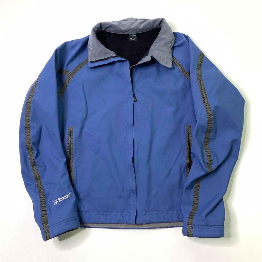 Mountain Hardwear Jacket Conduit Softshell Womens Size 8 Zip Up Fleece Lined